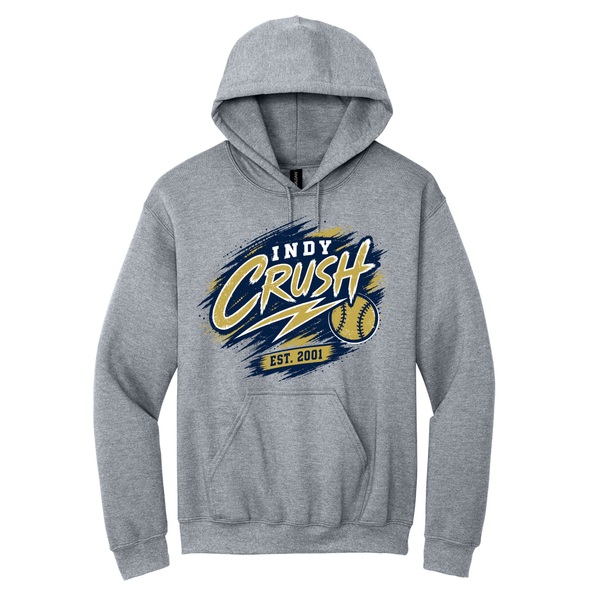INDY CRUSH ADULT HOODIE  - CHOOSE FROM 4 DESIGNS