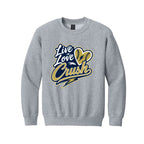 INDY CRUSH YOUTH CREW SWEATER  - CHOOSE FROM 4 DESIGNS