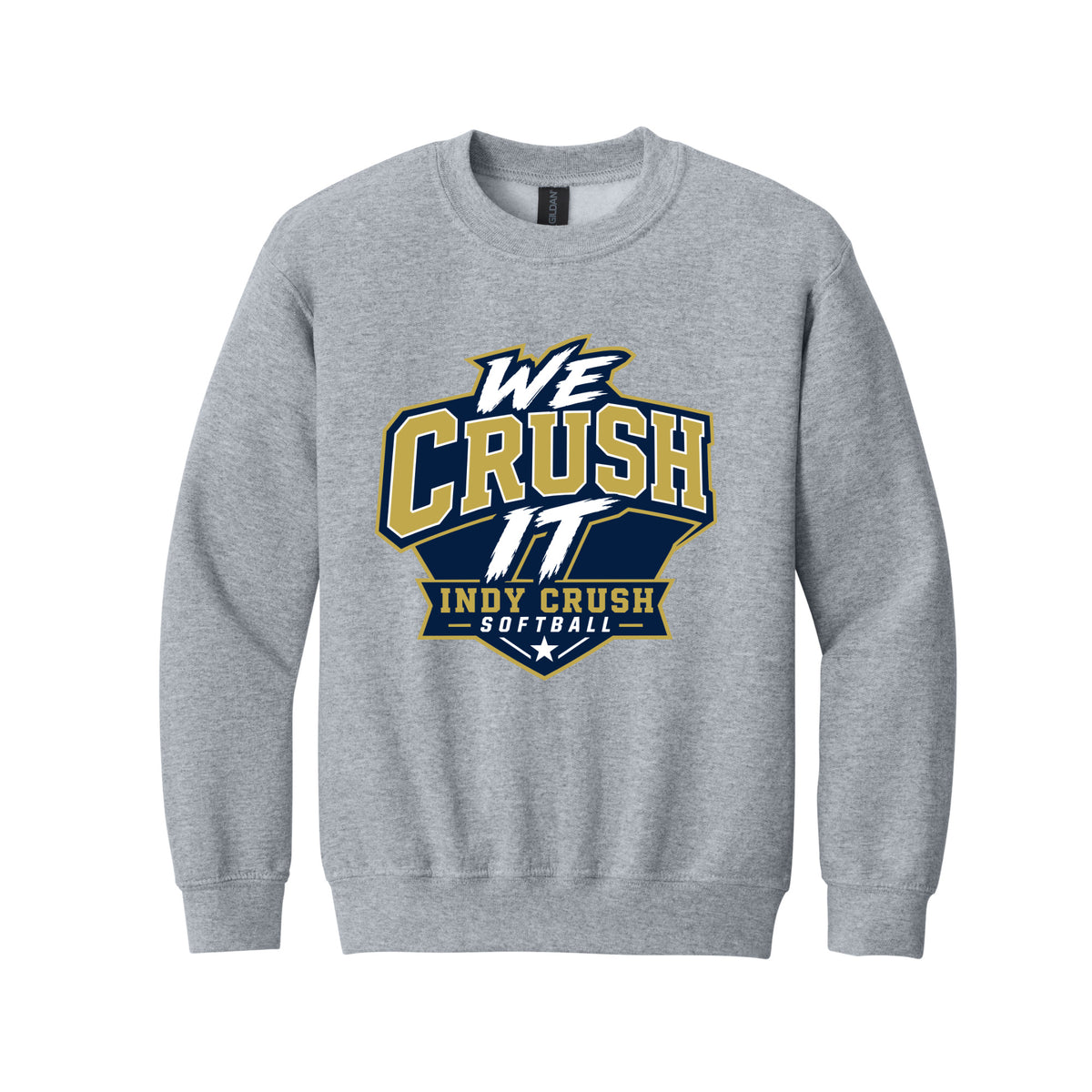 INDY CRUSH YOUTH CREW SWEATER  - CHOOSE FROM 4 DESIGNS