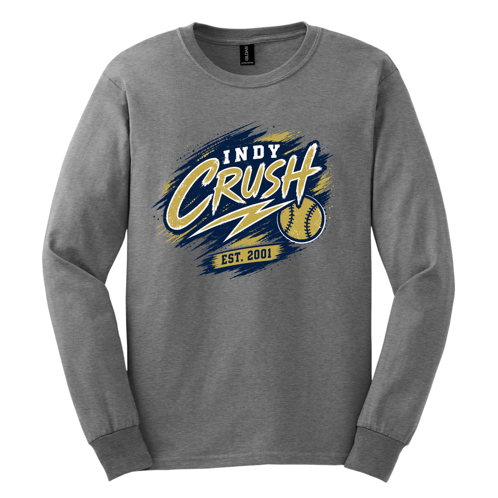 INDY CRUSH L.SLEEVE TSHIRT - CHOOSE FROM 4 DESIGNS