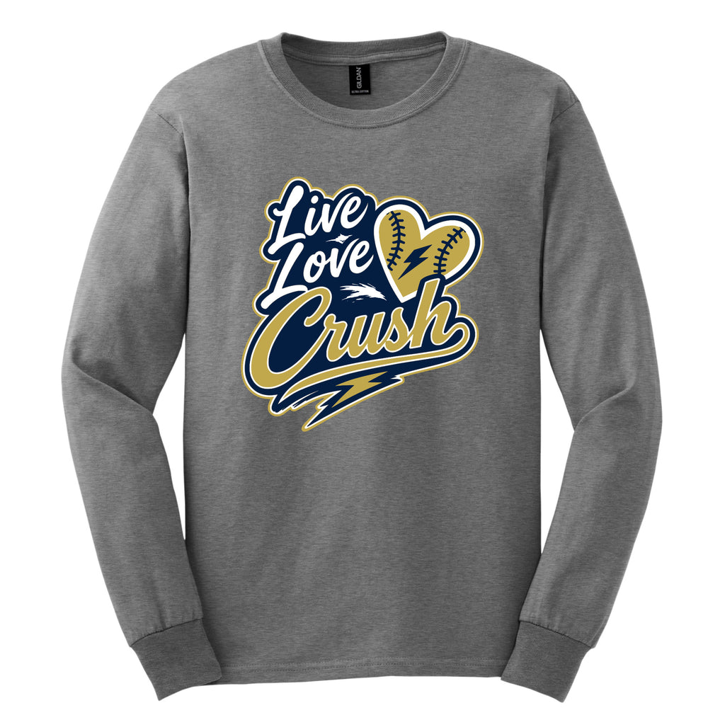 INDY CRUSH L.SLEEVE TSHIRT - CHOOSE FROM 4 DESIGNS