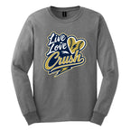 INDY CRUSH L.SLEEVE TSHIRT - CHOOSE FROM 4 DESIGNS
