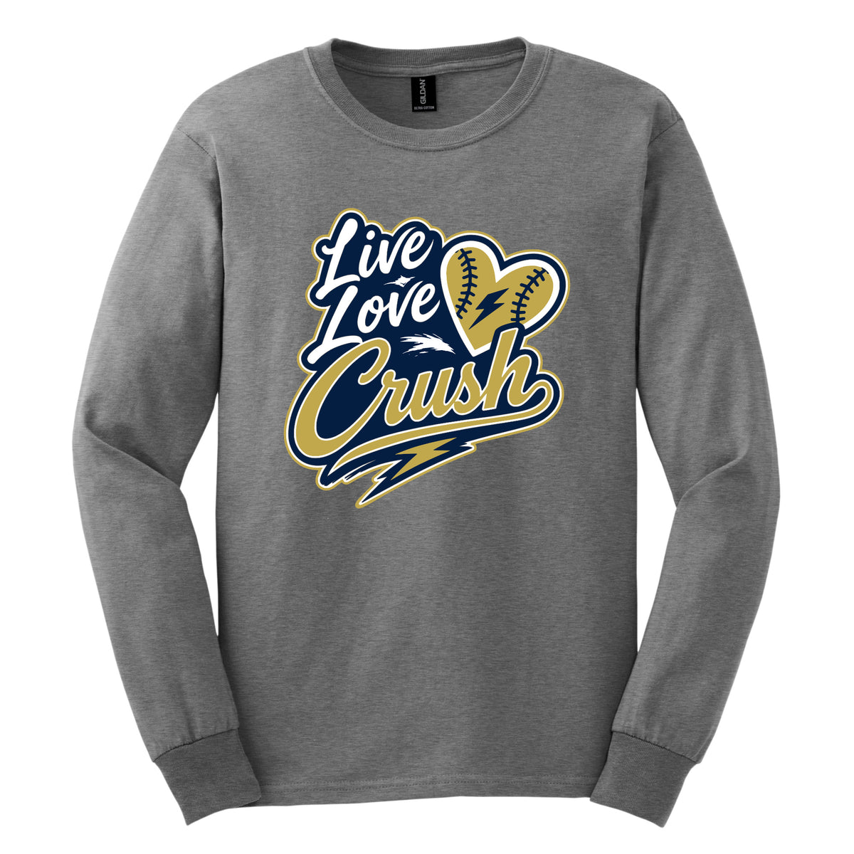 INDY CRUSH L.SLEEVE TSHIRT - CHOOSE FROM 4 DESIGNS