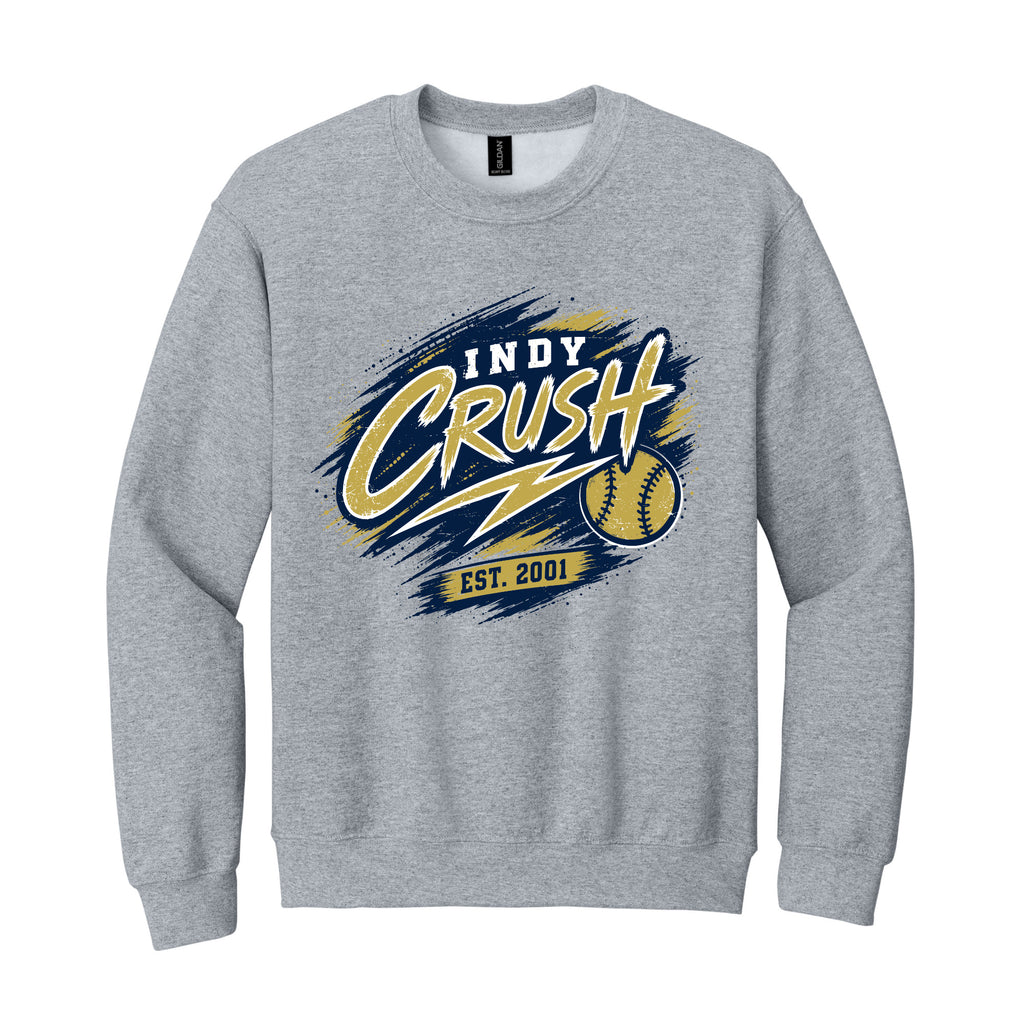 INDY CRUSH CREW SWEATER  - CHOOSE FROM 4 DESIGNS