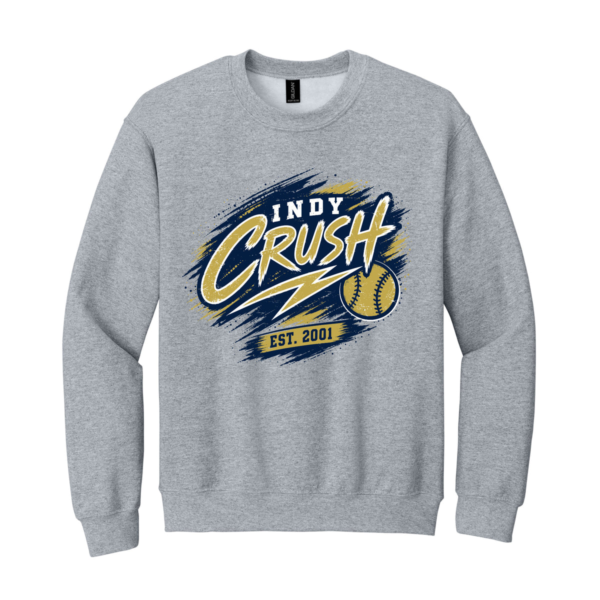 INDY CRUSH CREW SWEATER  - CHOOSE FROM 4 DESIGNS