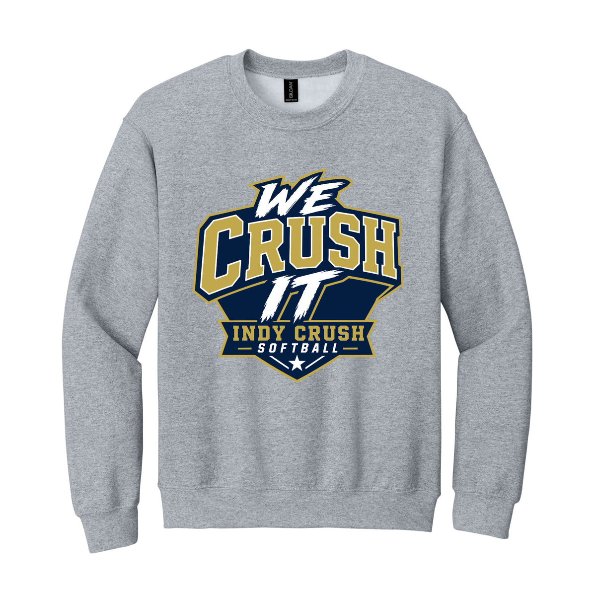 INDY CRUSH CREW SWEATER  - CHOOSE FROM 4 DESIGNS