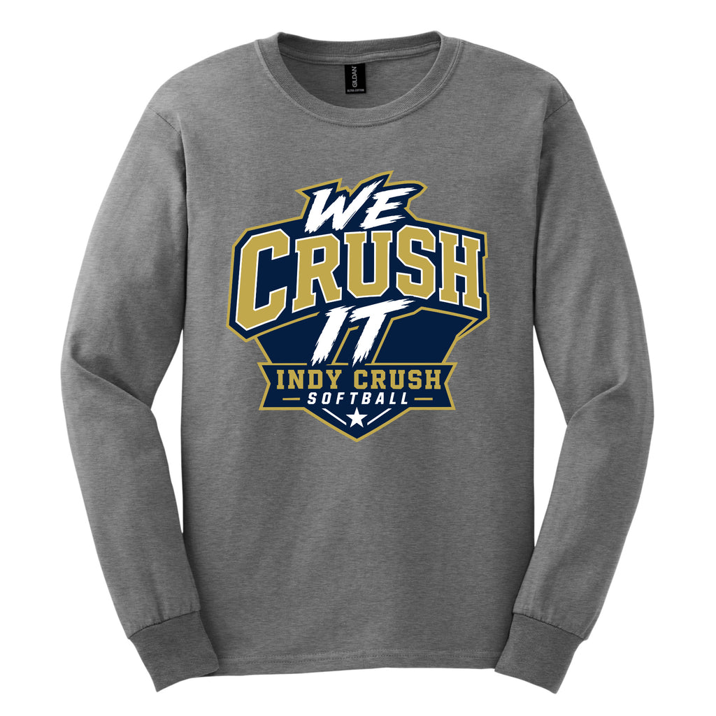 INDY CRUSH L.SLEEVE TSHIRT - CHOOSE FROM 4 DESIGNS