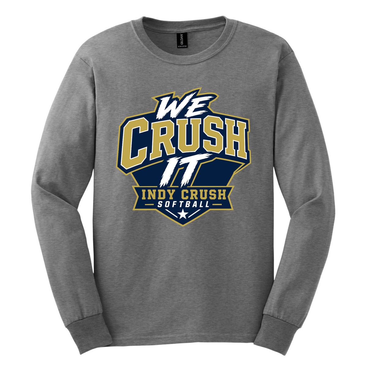 INDY CRUSH L.SLEEVE TSHIRT - CHOOSE FROM 4 DESIGNS
