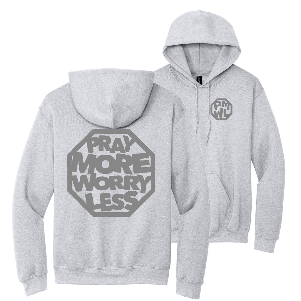 PRAY MORE WORRY LESS HOODIES - Tonal Ink