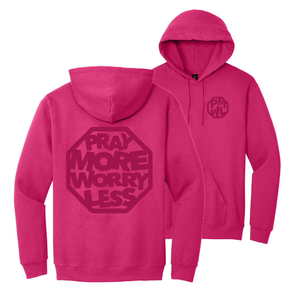 PRAY MORE WORRY LESS HOODIES - Tonal Ink