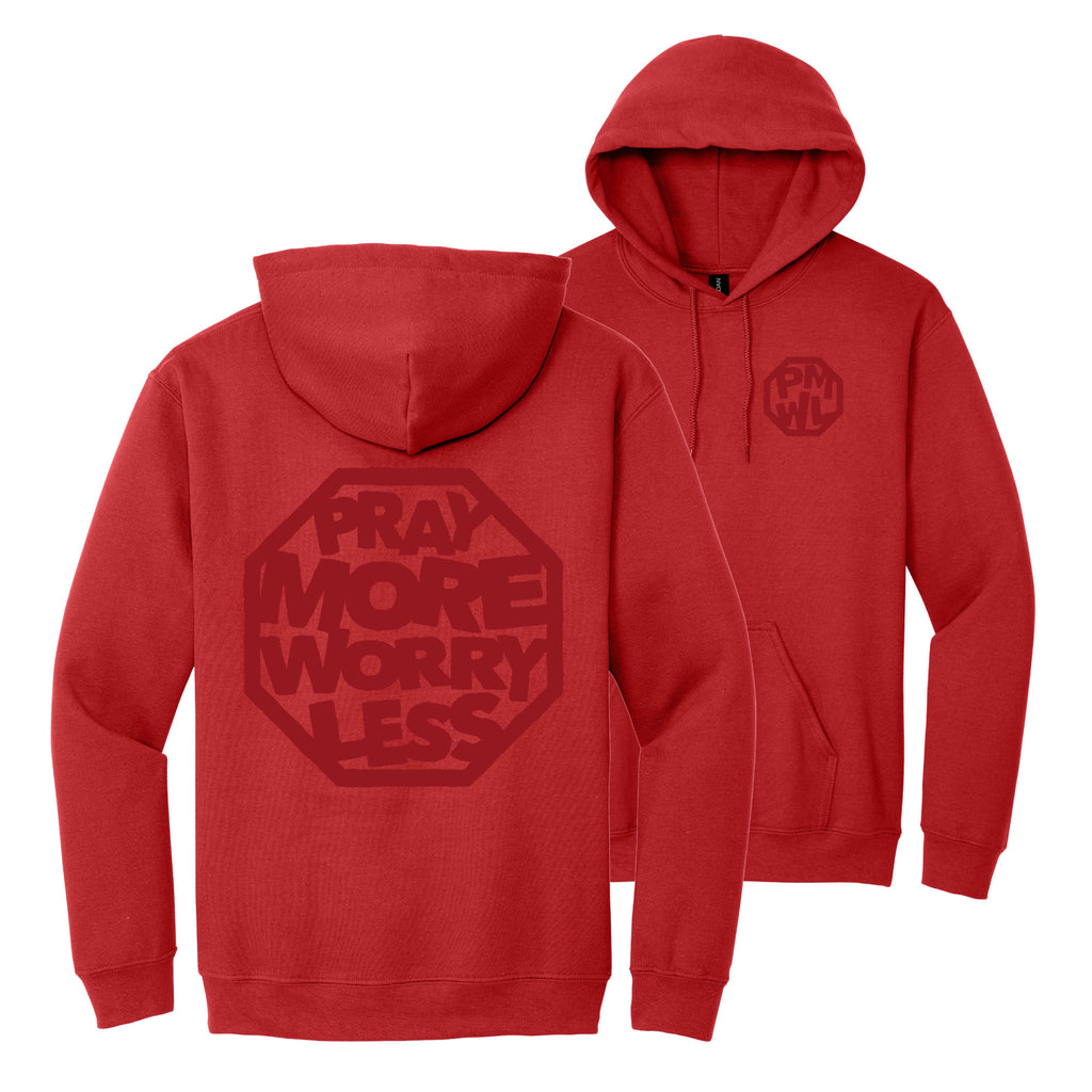 PRAY MORE WORRY LESS HOODIES - Tonal Ink