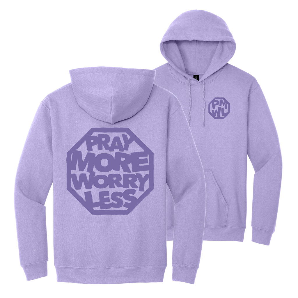 PRAY MORE WORRY LESS HOODIES - Tonal Ink