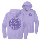 PRAY MORE WORRY LESS HOODIES - Tonal Ink
