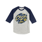 INDY CRUSH YOUTH RAGLAN JERSEY YT200 - CHOOSE FROM 4 DESIGNS
