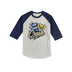 INDY CRUSH YOUTH RAGLAN JERSEY YT200 - CHOOSE FROM 4 DESIGNS