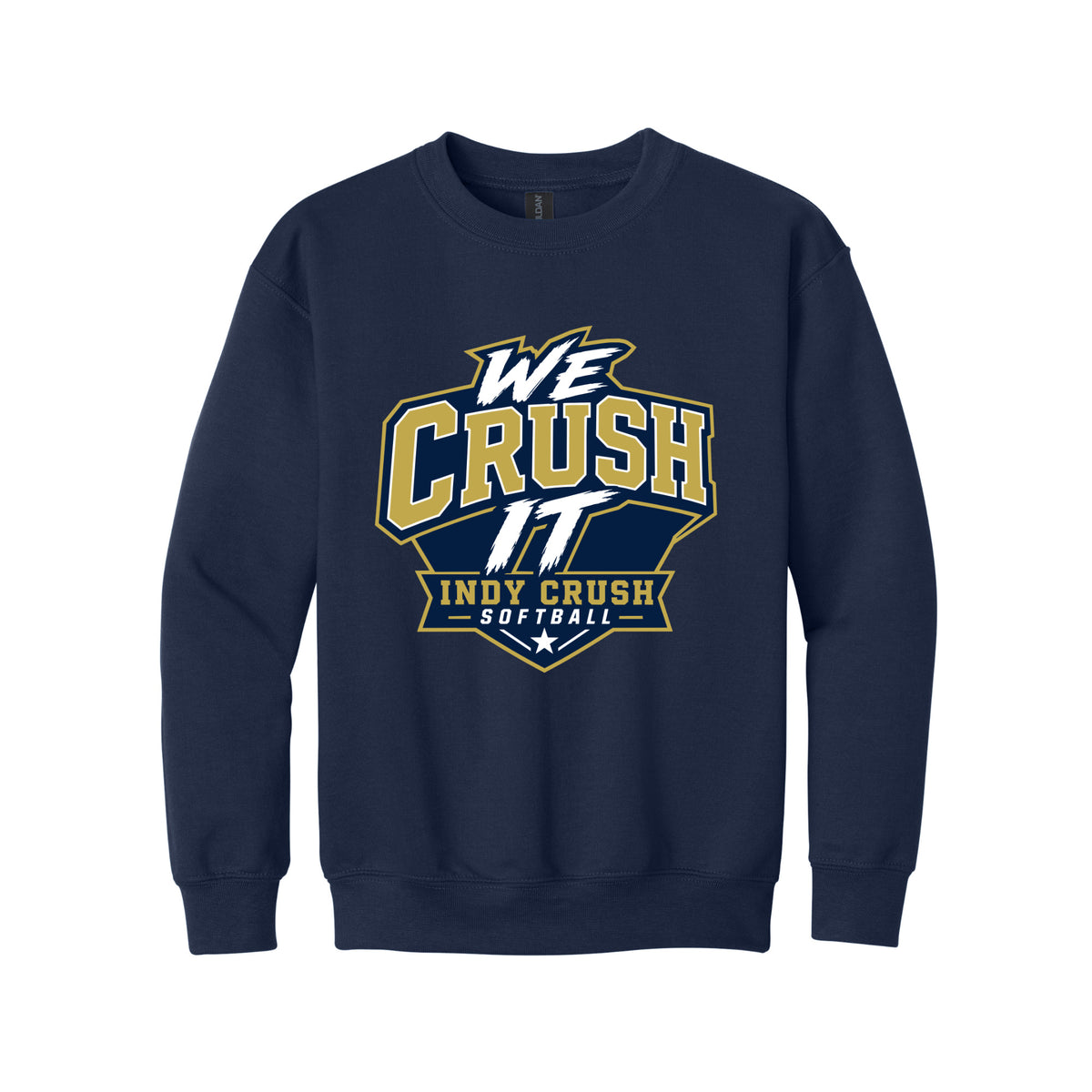 INDY CRUSH YOUTH CREW SWEATER  - CHOOSE FROM 4 DESIGNS