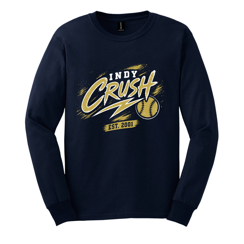 INDY CRUSH L.SLEEVE TSHIRT - CHOOSE FROM 4 DESIGNS