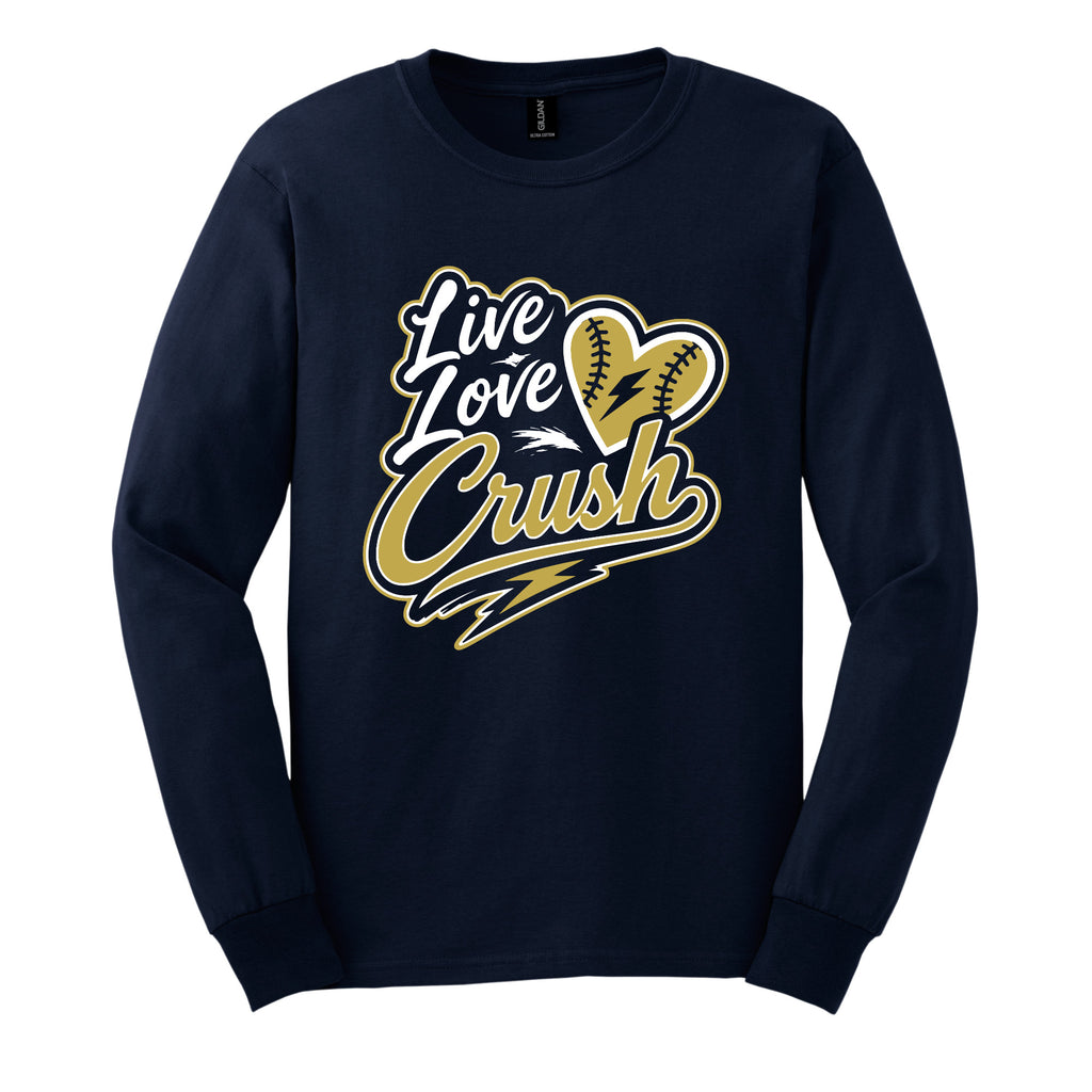 INDY CRUSH L.SLEEVE TSHIRT - CHOOSE FROM 4 DESIGNS
