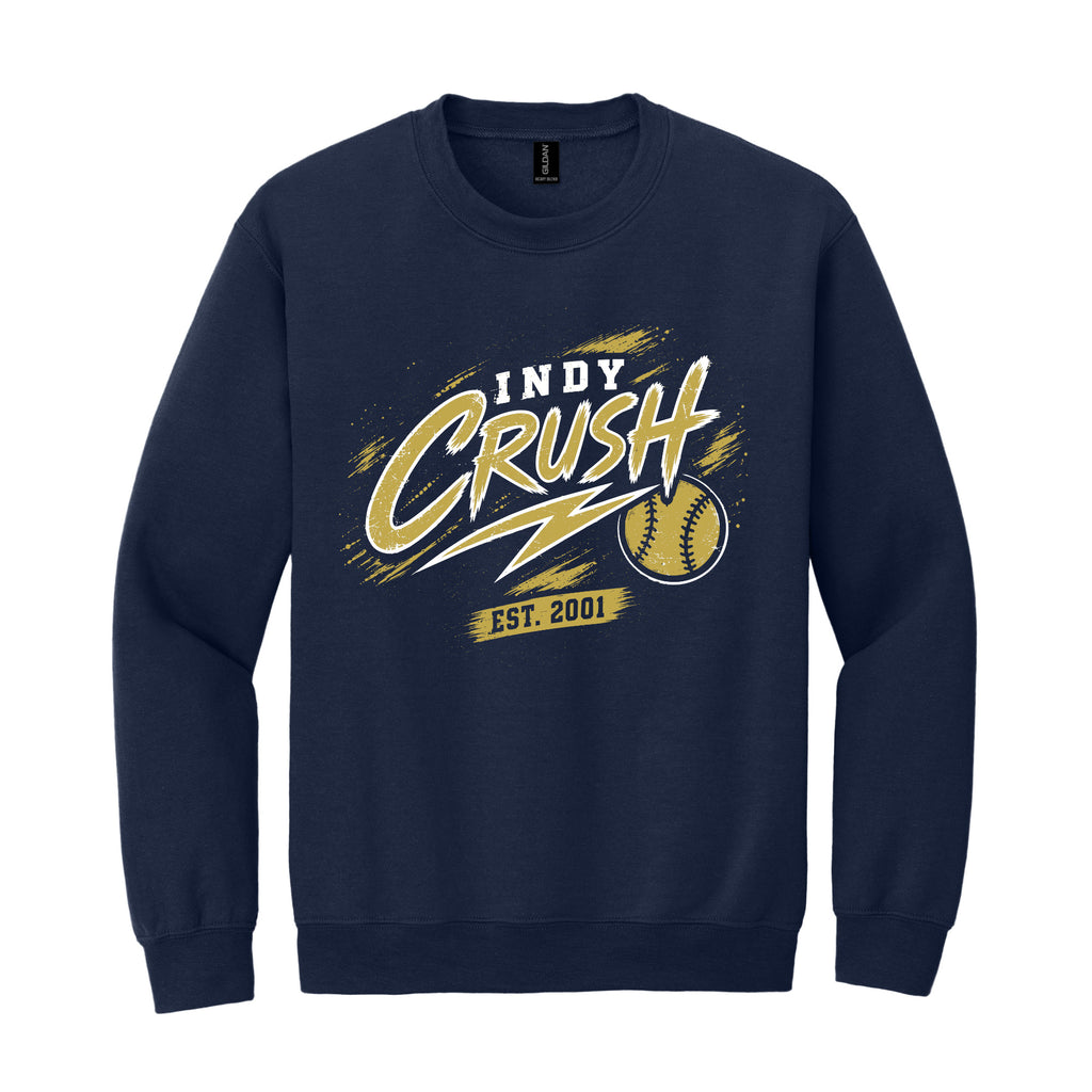 INDY CRUSH CREW SWEATER  - CHOOSE FROM 4 DESIGNS