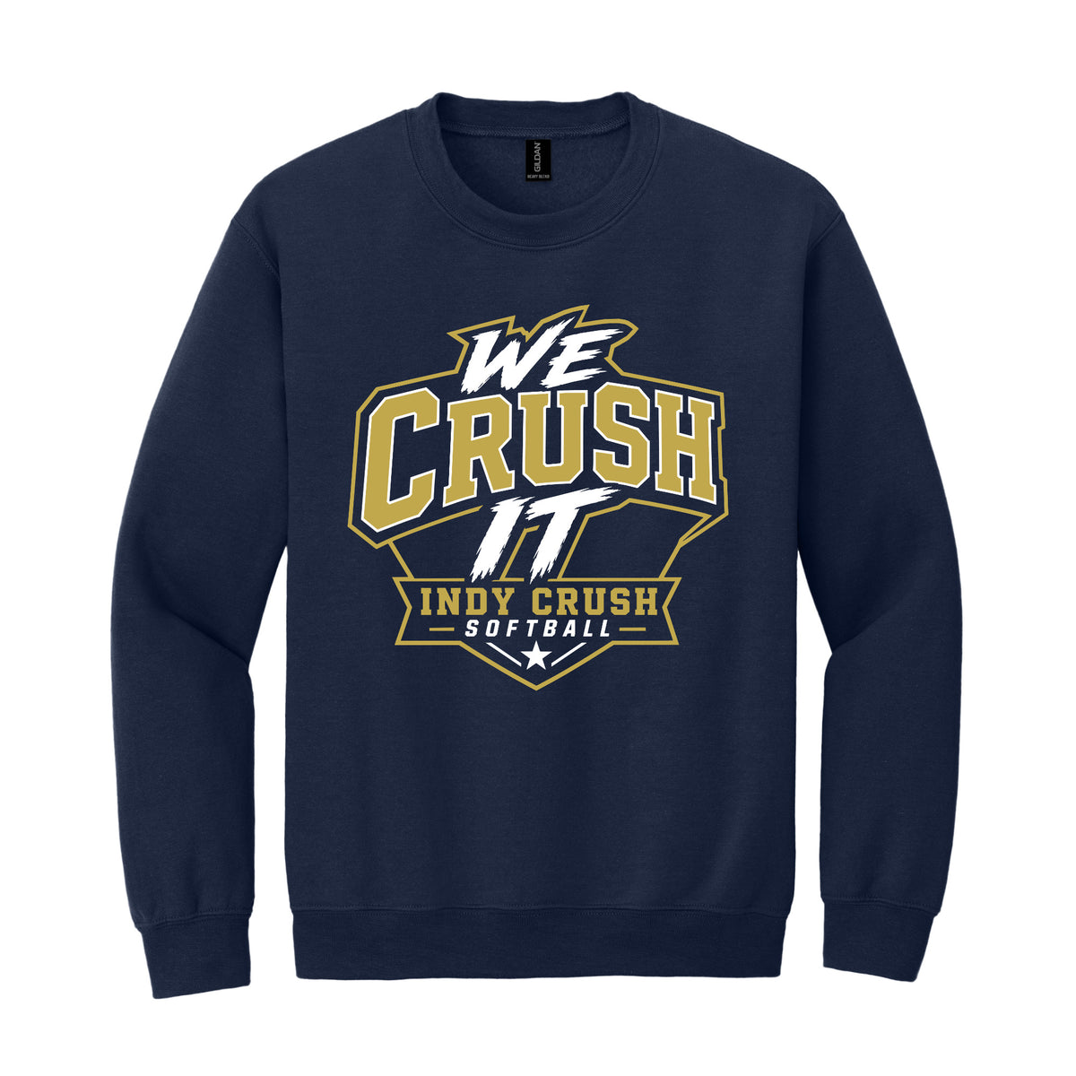 INDY CRUSH CREW SWEATER  - CHOOSE FROM 4 DESIGNS