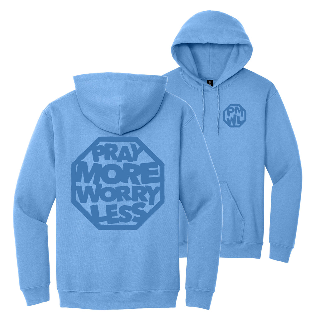 PRAY MORE WORRY LESS HOODIES - Tonal Ink