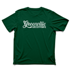 Greenville Green wave Script Tshirt