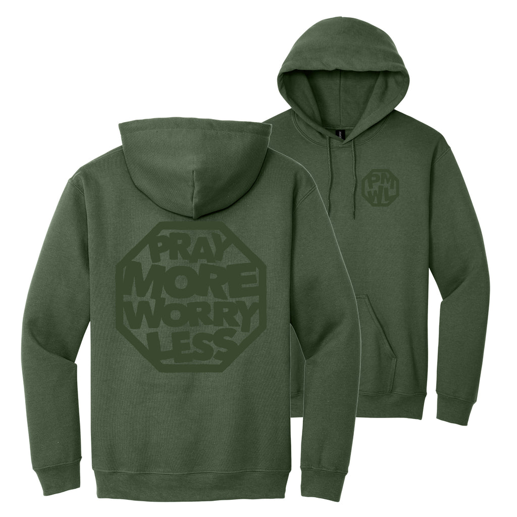 PRAY MORE WORRY LESS HOODIES - Tonal Ink